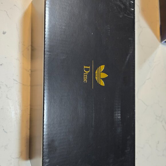 New Mens ADIDAS ADILETTE AYOON X DIME SLIDE IG2043 BROWN GOLD SIZE 10 NEW W 11 - Picture 8 of 14